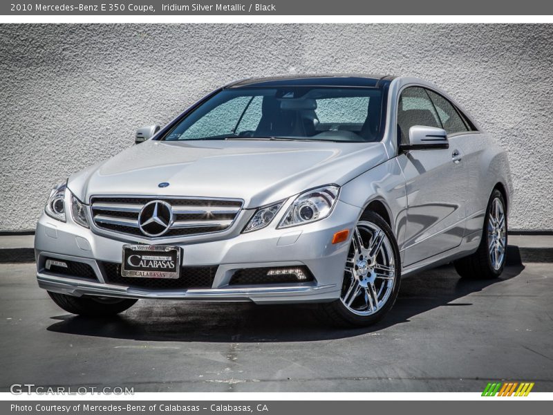Iridium Silver Metallic / Black 2010 Mercedes-Benz E 350 Coupe