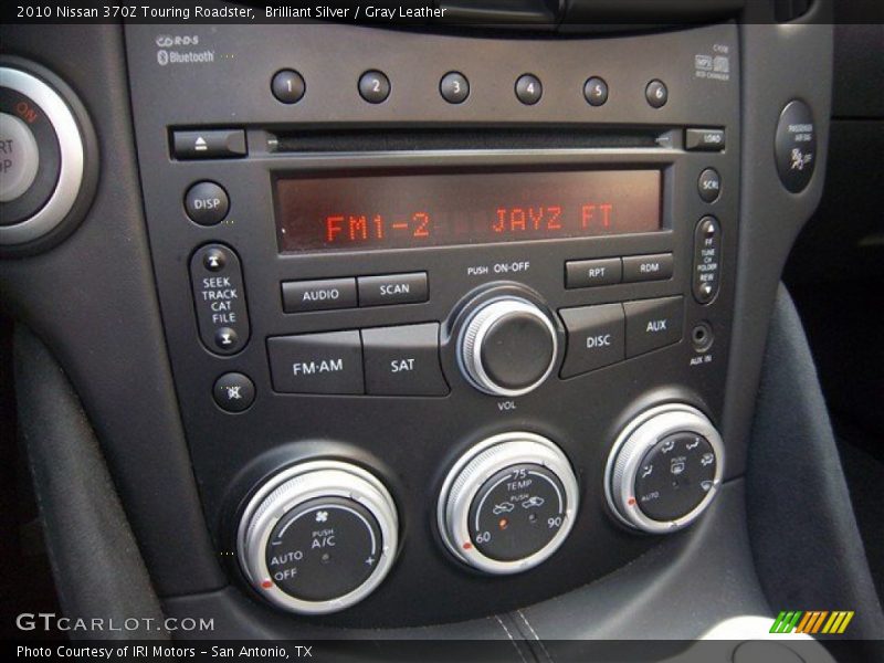 Brilliant Silver / Gray Leather 2010 Nissan 370Z Touring Roadster