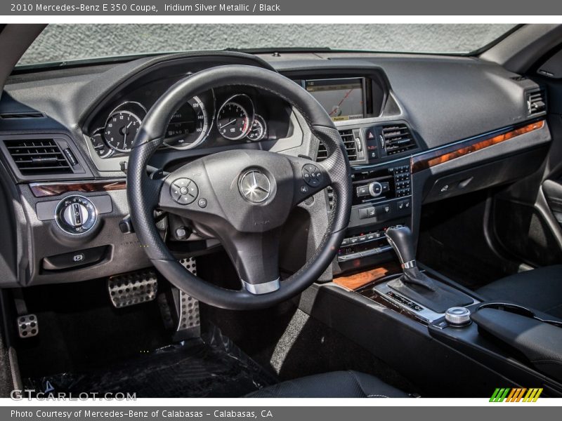 Iridium Silver Metallic / Black 2010 Mercedes-Benz E 350 Coupe