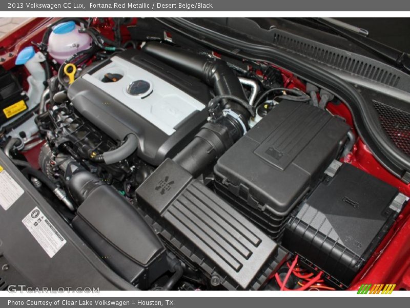 Fortana Red Metallic / Desert Beige/Black 2013 Volkswagen CC Lux