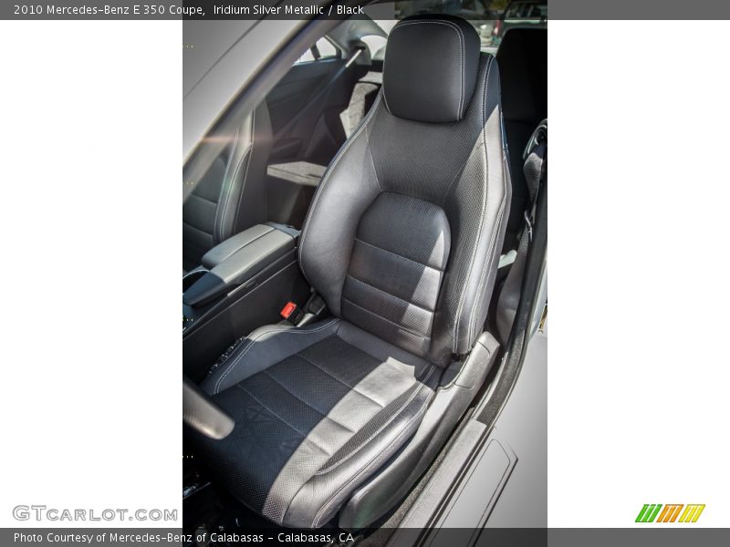 Iridium Silver Metallic / Black 2010 Mercedes-Benz E 350 Coupe