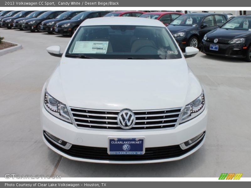 Candy White / Desert Beige/Black 2013 Volkswagen CC Sport