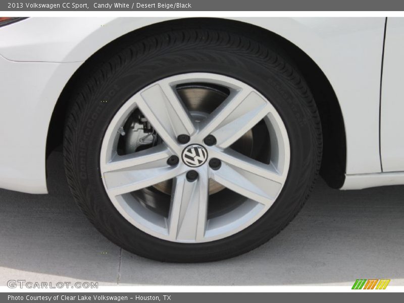 Candy White / Desert Beige/Black 2013 Volkswagen CC Sport