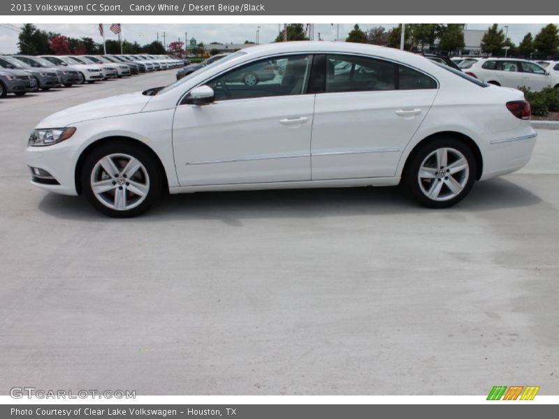 Candy White / Desert Beige/Black 2013 Volkswagen CC Sport
