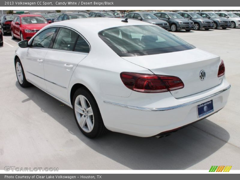 Candy White / Desert Beige/Black 2013 Volkswagen CC Sport