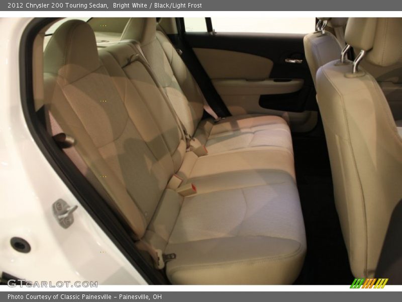 Bright White / Black/Light Frost 2012 Chrysler 200 Touring Sedan