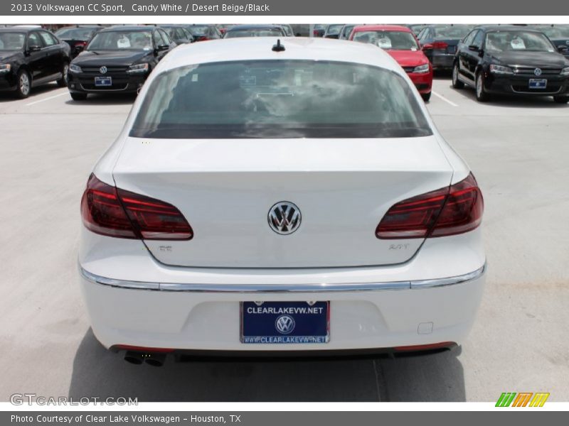 Candy White / Desert Beige/Black 2013 Volkswagen CC Sport