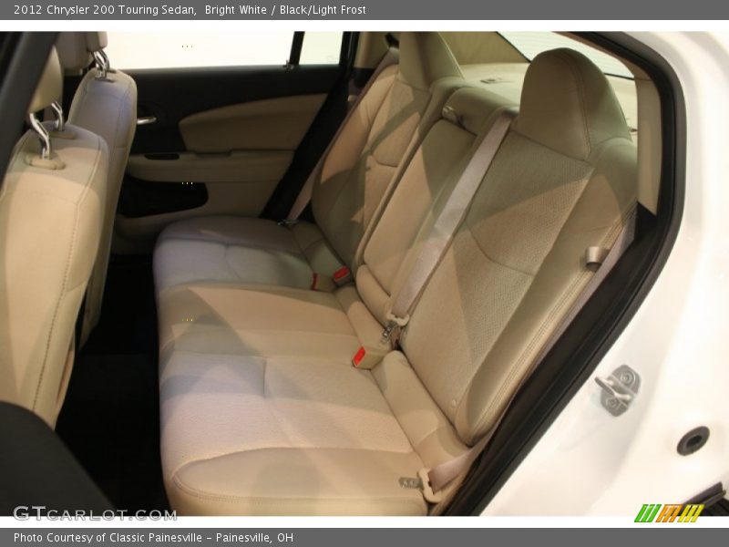 Bright White / Black/Light Frost 2012 Chrysler 200 Touring Sedan