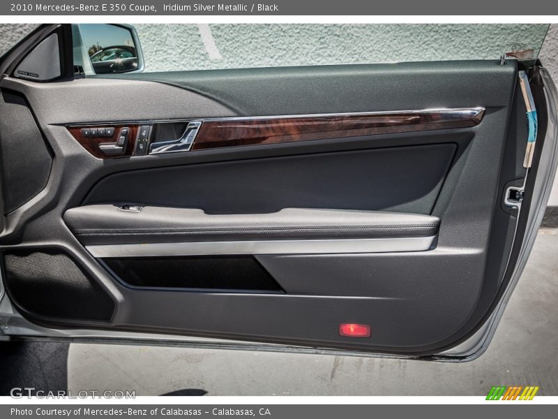 Iridium Silver Metallic / Black 2010 Mercedes-Benz E 350 Coupe