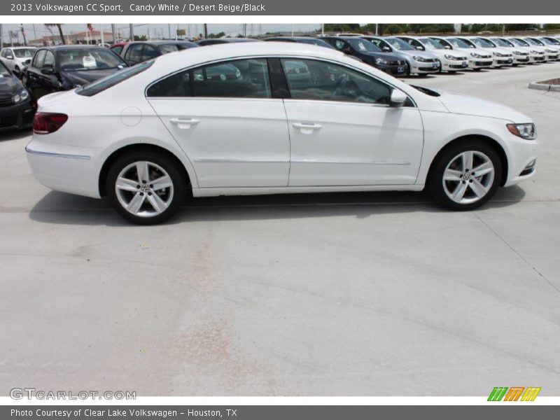 Candy White / Desert Beige/Black 2013 Volkswagen CC Sport