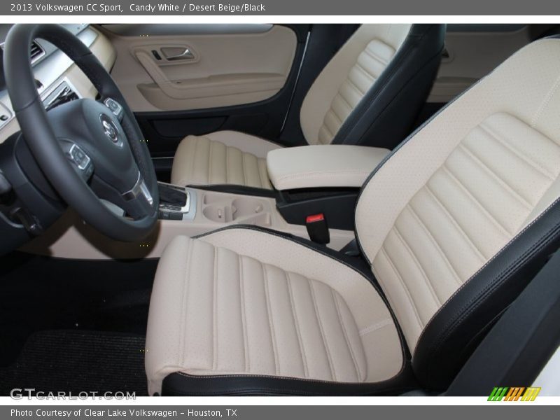 Candy White / Desert Beige/Black 2013 Volkswagen CC Sport