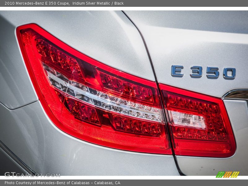 Iridium Silver Metallic / Black 2010 Mercedes-Benz E 350 Coupe