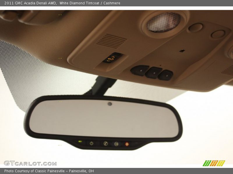 White Diamond Tintcoat / Cashmere 2011 GMC Acadia Denali AWD