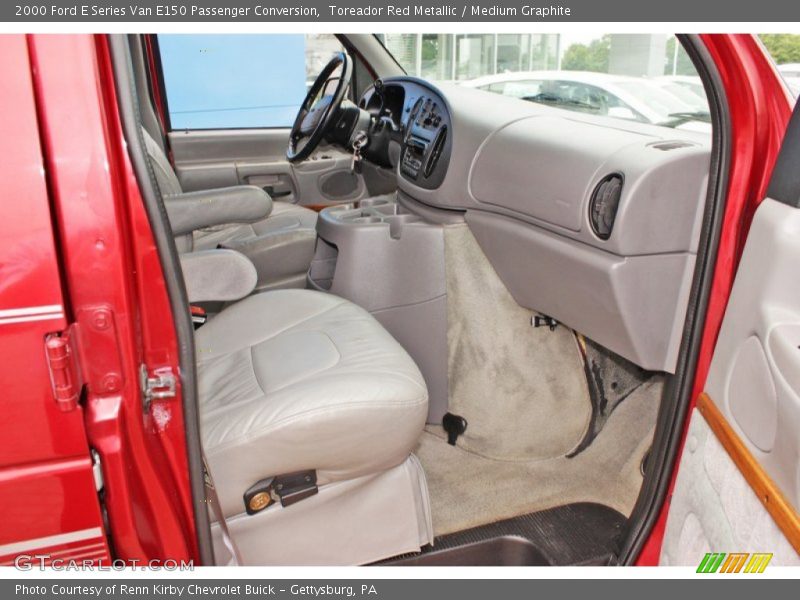  2000 E Series Van E150 Passenger Conversion Medium Graphite Interior