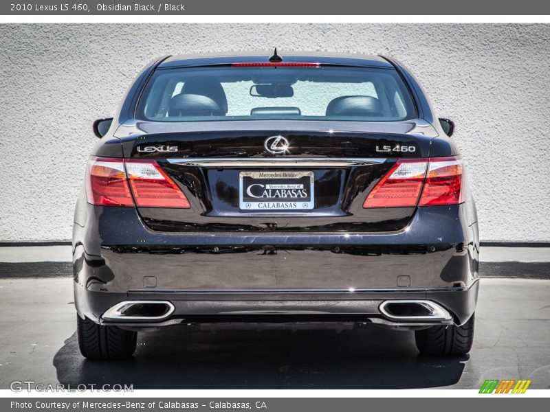 Obsidian Black / Black 2010 Lexus LS 460