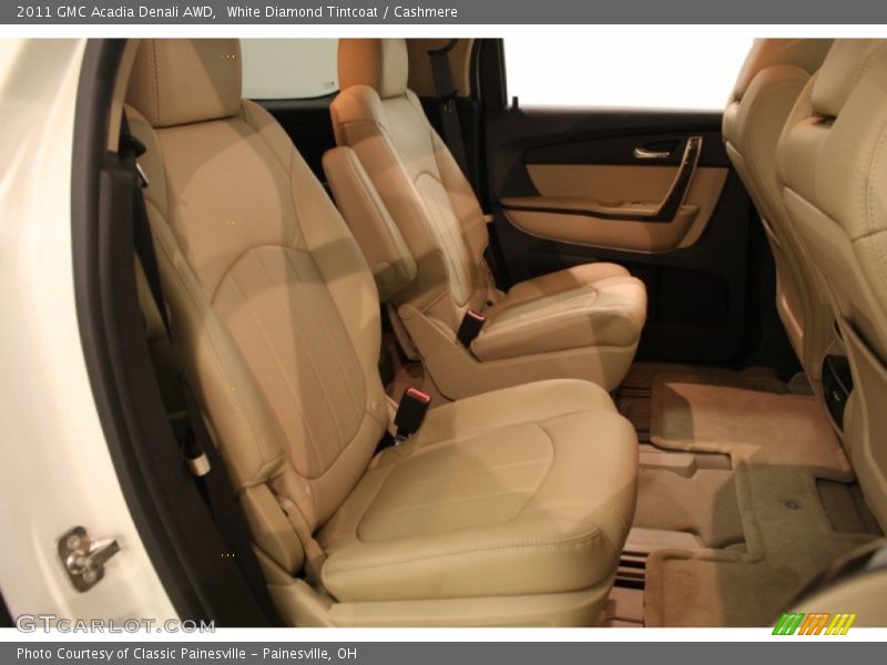 White Diamond Tintcoat / Cashmere 2011 GMC Acadia Denali AWD