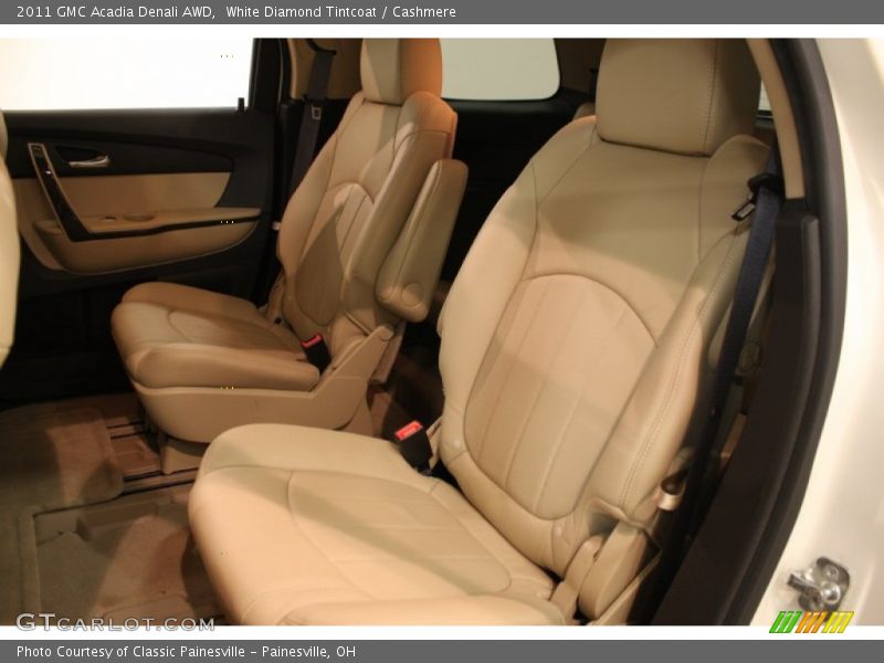 White Diamond Tintcoat / Cashmere 2011 GMC Acadia Denali AWD