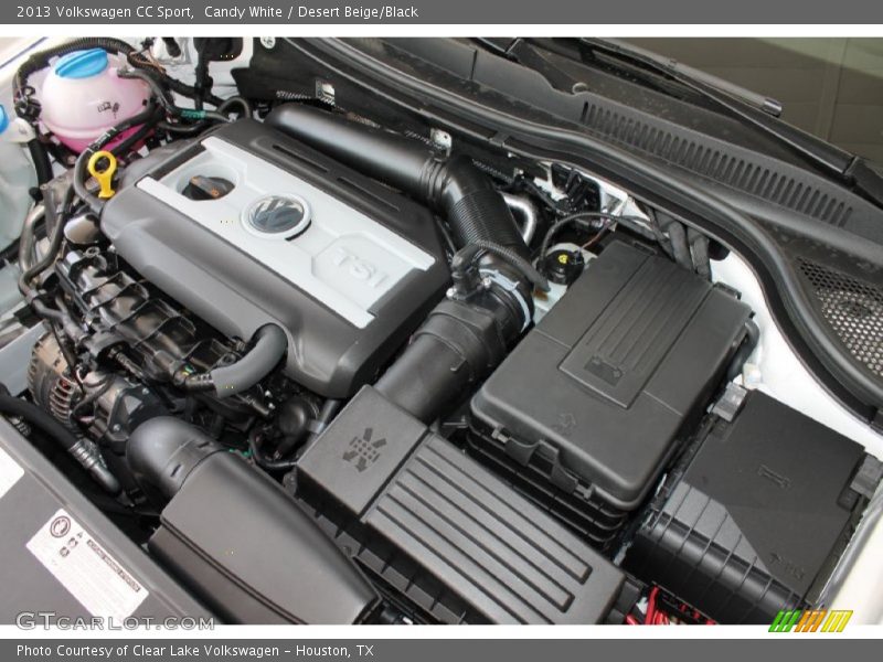 Candy White / Desert Beige/Black 2013 Volkswagen CC Sport