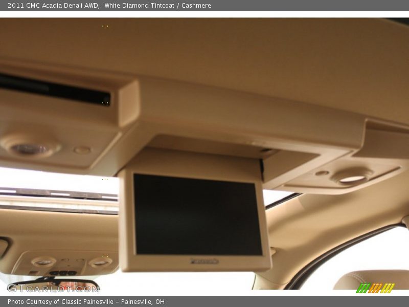 White Diamond Tintcoat / Cashmere 2011 GMC Acadia Denali AWD