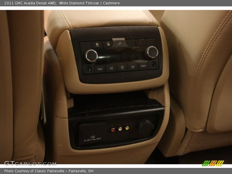 White Diamond Tintcoat / Cashmere 2011 GMC Acadia Denali AWD