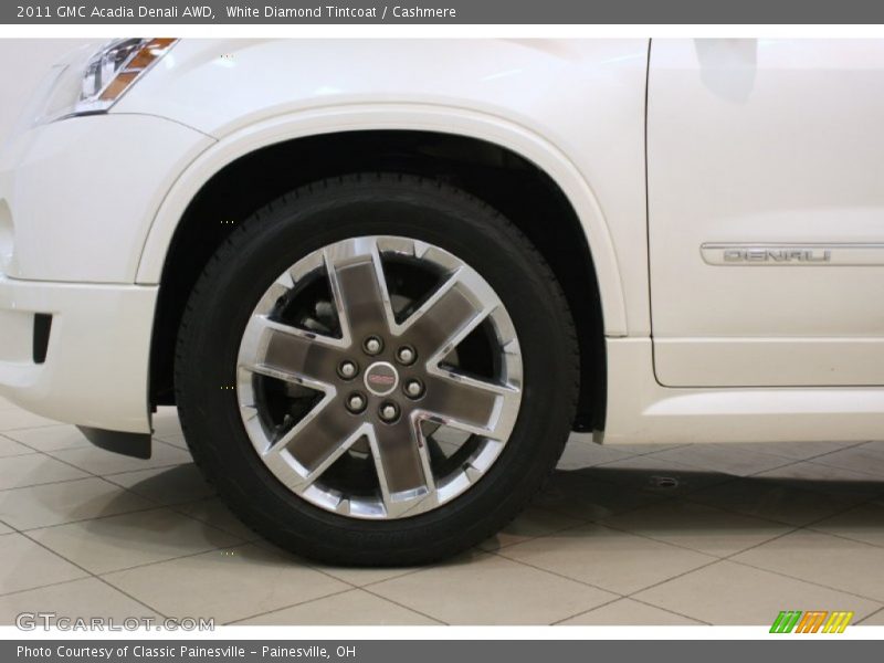 White Diamond Tintcoat / Cashmere 2011 GMC Acadia Denali AWD