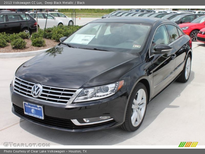Deep Black Metallic / Black 2013 Volkswagen CC Lux