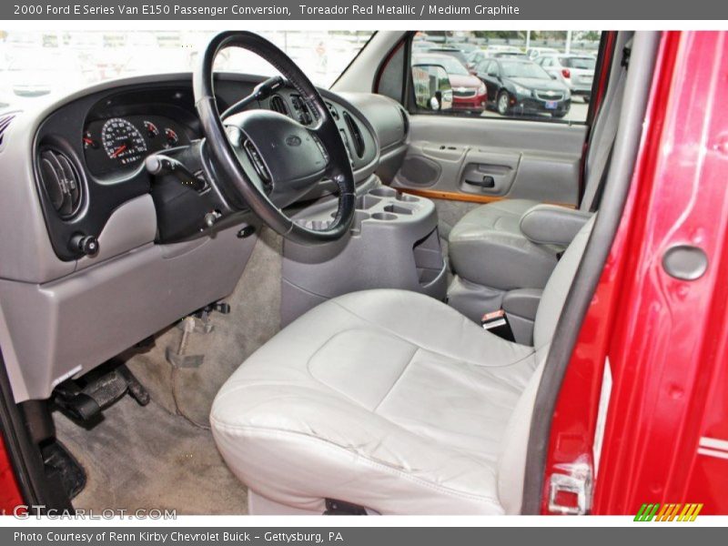 Medium Graphite Interior - 2000 E Series Van E150 Passenger Conversion 