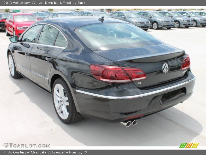 Deep Black Metallic / Black 2013 Volkswagen CC Lux