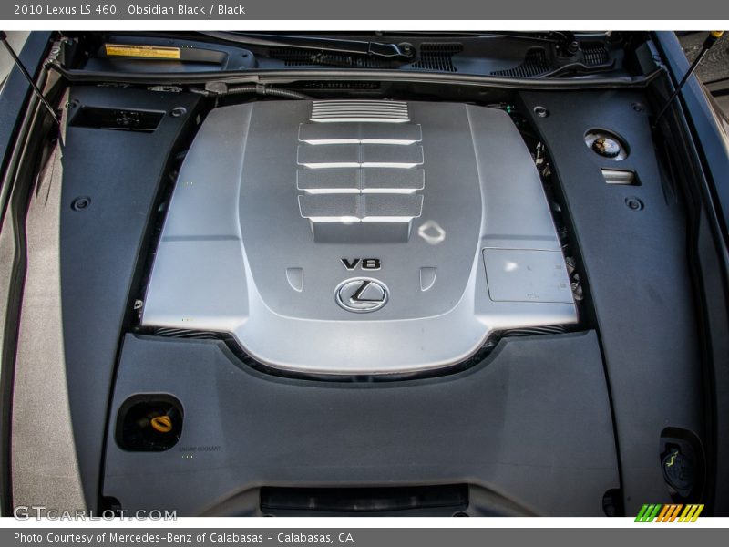 Obsidian Black / Black 2010 Lexus LS 460