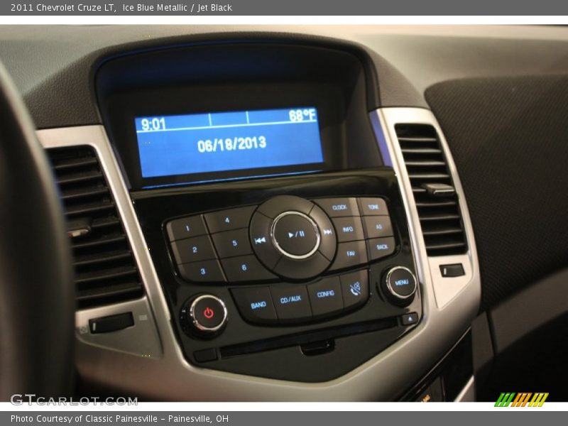 Ice Blue Metallic / Jet Black 2011 Chevrolet Cruze LT