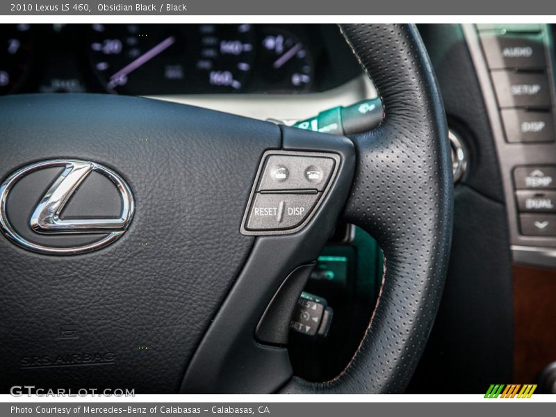 Obsidian Black / Black 2010 Lexus LS 460