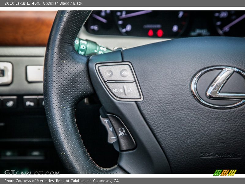 Obsidian Black / Black 2010 Lexus LS 460