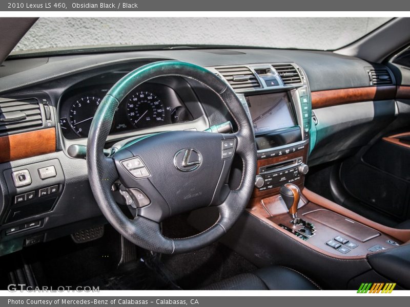 Obsidian Black / Black 2010 Lexus LS 460