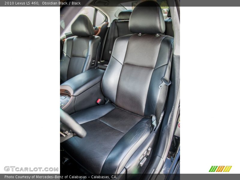 Obsidian Black / Black 2010 Lexus LS 460
