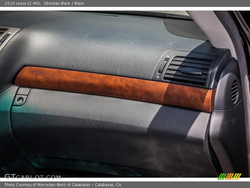 Obsidian Black / Black 2010 Lexus LS 460
