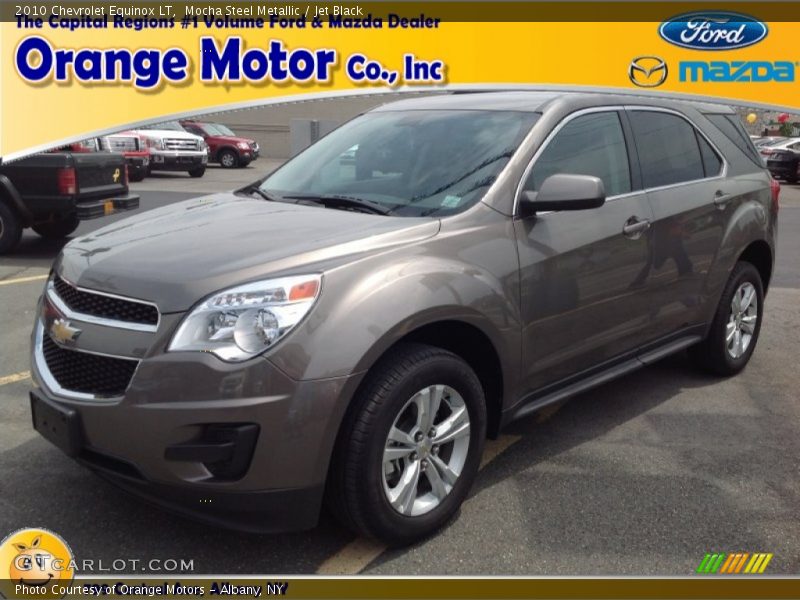 Mocha Steel Metallic / Jet Black 2010 Chevrolet Equinox LT