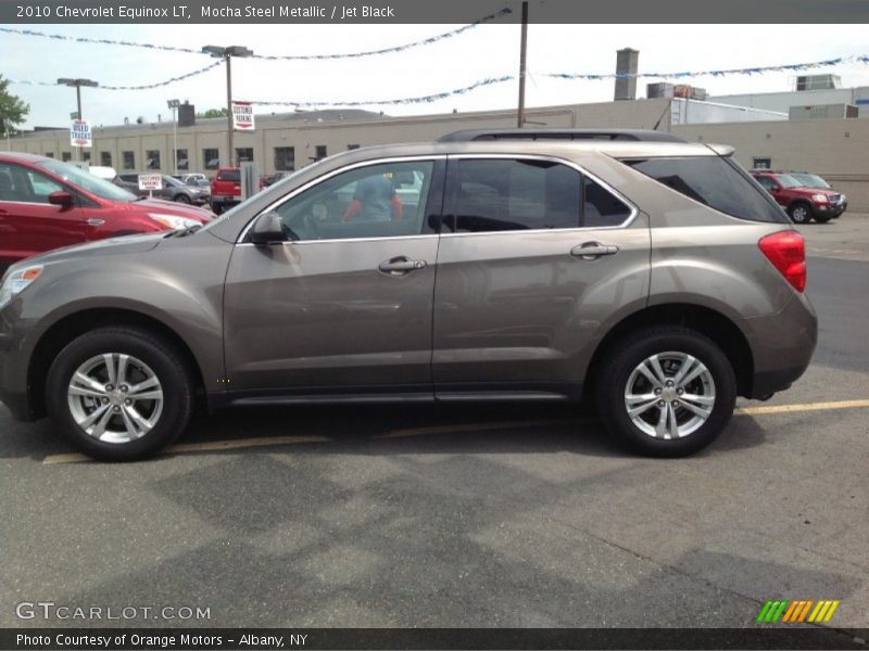 Mocha Steel Metallic / Jet Black 2010 Chevrolet Equinox LT