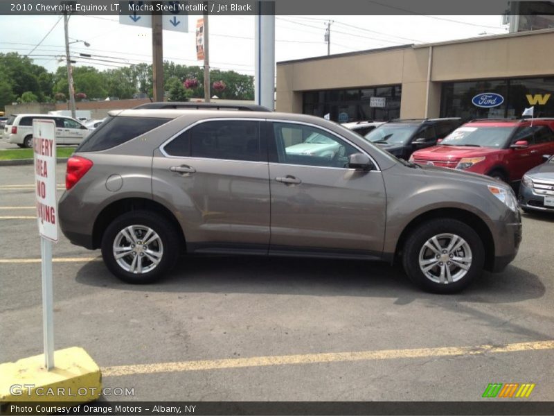 Mocha Steel Metallic / Jet Black 2010 Chevrolet Equinox LT