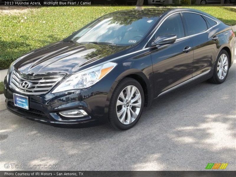 Midnight Blue Pearl / Camel 2013 Hyundai Azera
