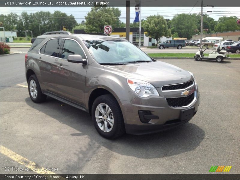Mocha Steel Metallic / Jet Black 2010 Chevrolet Equinox LT