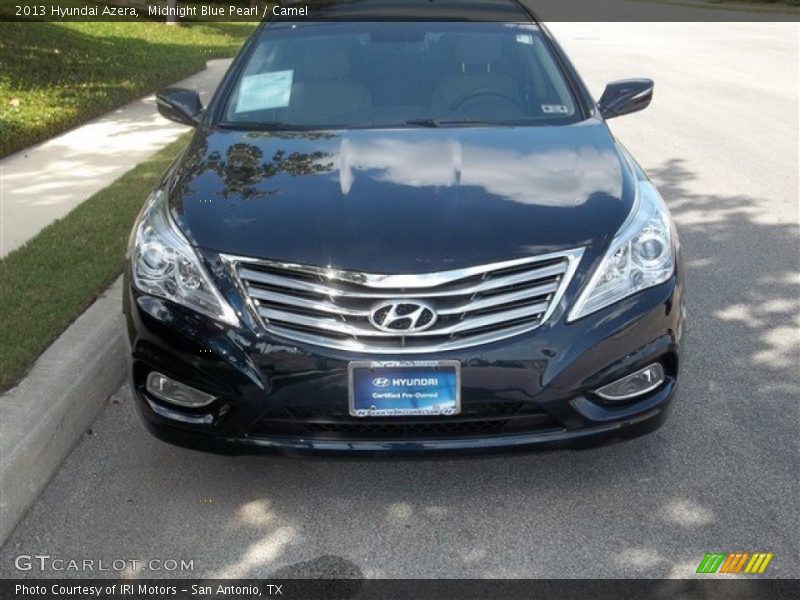 Midnight Blue Pearl / Camel 2013 Hyundai Azera