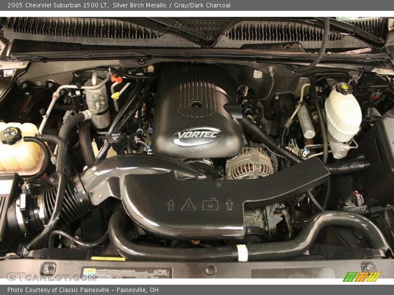 Silver Birch Metallic / Gray/Dark Charcoal 2005 Chevrolet Suburban 1500 LT