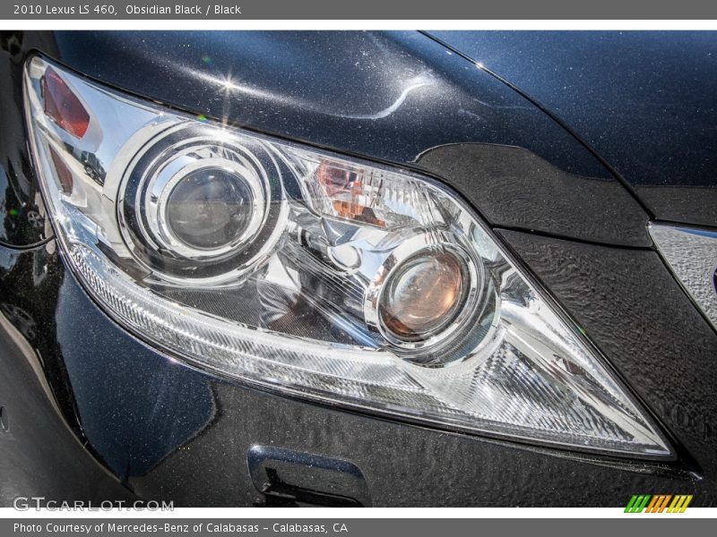 Obsidian Black / Black 2010 Lexus LS 460