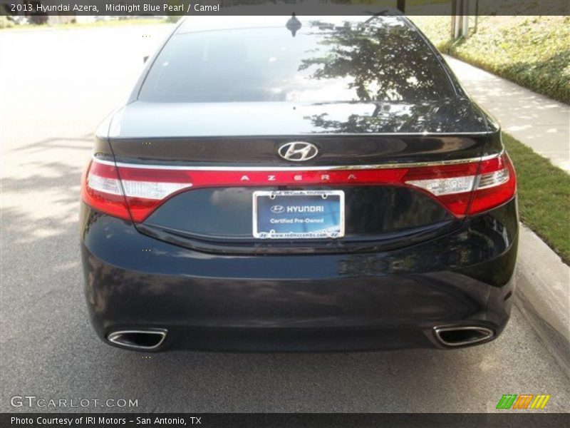 Midnight Blue Pearl / Camel 2013 Hyundai Azera