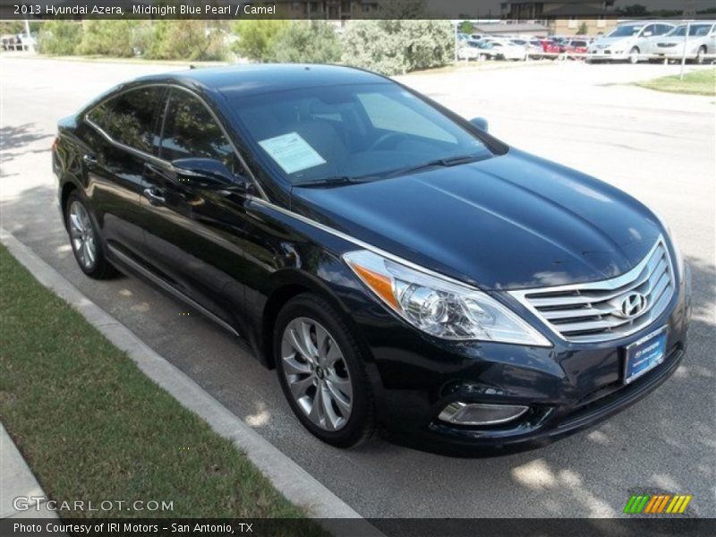 Midnight Blue Pearl / Camel 2013 Hyundai Azera