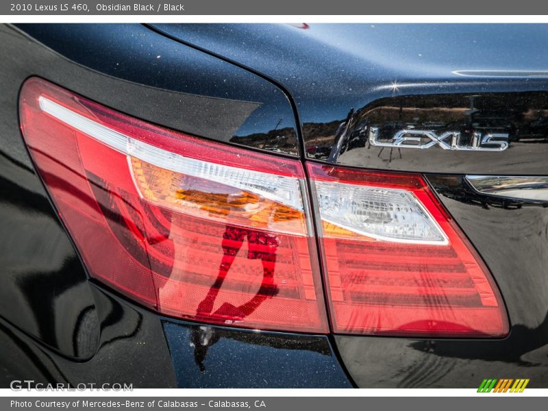 Obsidian Black / Black 2010 Lexus LS 460