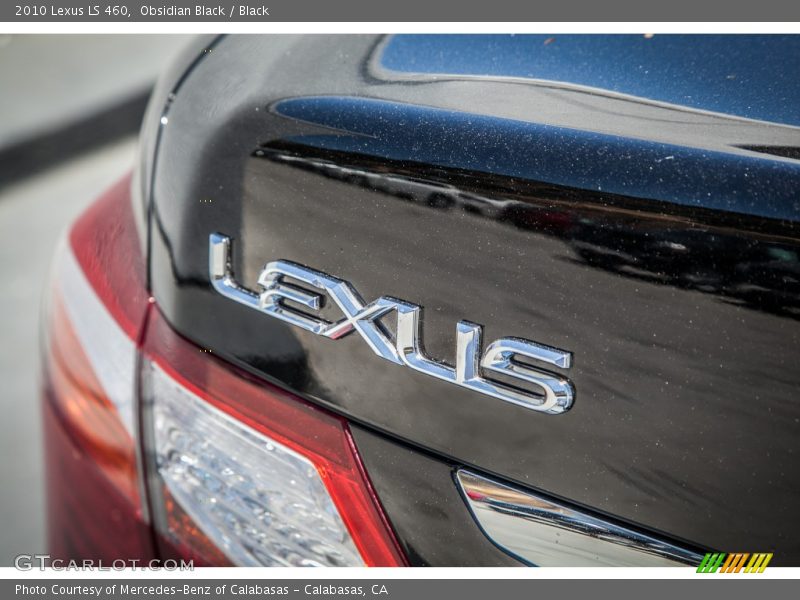 Obsidian Black / Black 2010 Lexus LS 460