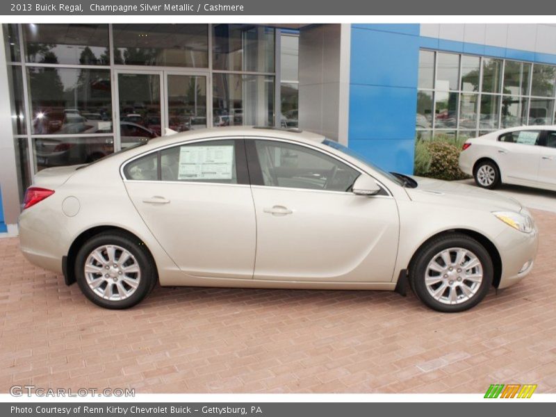 Champagne Silver Metallic / Cashmere 2013 Buick Regal