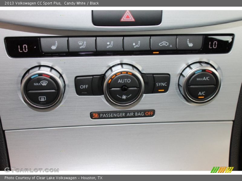 Candy White / Black 2013 Volkswagen CC Sport Plus
