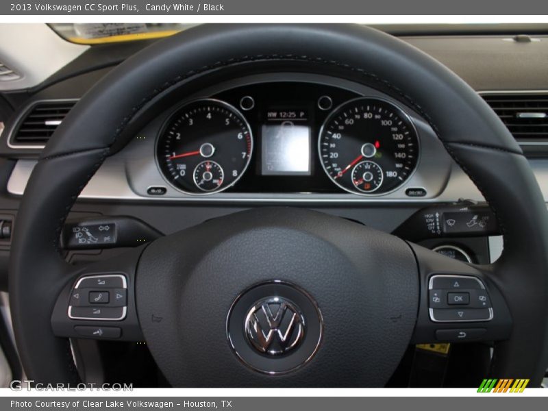 Candy White / Black 2013 Volkswagen CC Sport Plus
